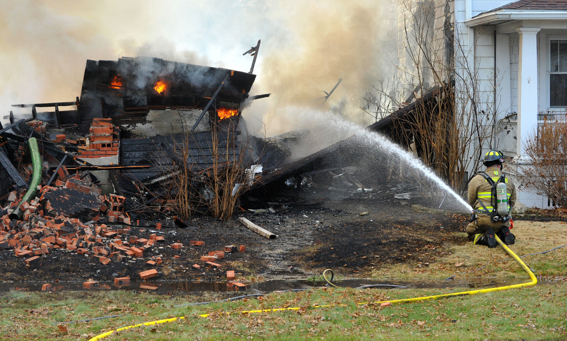 Silvis house fire on 8th street